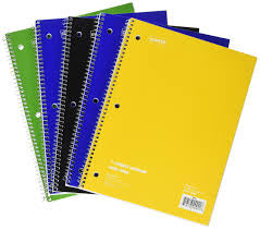 Subject note book personalized
